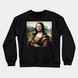 Empowerment Mona: World Down Syndrome Day Crewneck Sweatshirt